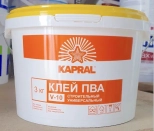 Клей ПВА Kapral V10, 3 кг