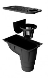 Трап уличный 300х170х235 (черный) Ecoteck