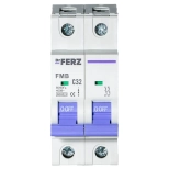 Автоматический выключатель DrFERZ FMB-C 6kA 2P 32A тип С (00075)