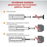 Дюбель-гвоздь 6х40 нахлест (200 шт)