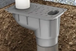 Трап уличный 300х170х235 (металлик) Ecoteck