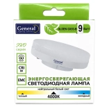 Лампа светодиодная Таблетка General Lighting 9Вт GX53 4000К нейтр. белый свет 661177