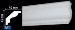 Плинтус потолочный NMC MT 45х40 мм, 2 м