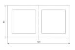 Рамка для выключателя Systeme Electric AtlasDesign ATN000102