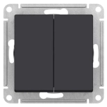 Выключатель двухклавишный Systeme Electric AtlasDesign ATN001051