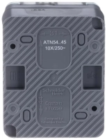 Розетка IP54 Systeme Electric AtlasDesign ATN544045 с/з
