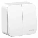 Выключатель двухклавишный Systeme Electric Blanca BLNVA105011
