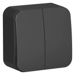 Выключатель двухклавишный Systeme Electric Blanca BLNVA105016