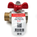 Кран шаровый полнопроходной металлический НВ 3/4" FWB61-M20-F20X