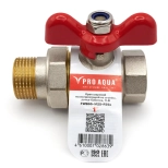 Кран шаровый полнопроходной металлический со сгоном НВ 1" FWB65-M25-F25X