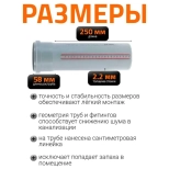 Труба для внутренней канализации 110х250 мм Ostendorf HTEM
