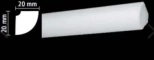 Плинтус потолочный NMC MM 20х20 мм, 2 м