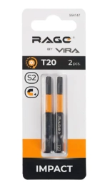 Бита торсионная Torx T20 S2x50 мм RAGE by VIRA (554147) 2 шт