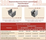 Керамзитобетонный блок для перемычек 240x300x240 Новолукомль, возможно 5% боя