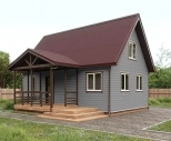 Лист кровельный Ондулин Смарт 1,95х0,95 м (красный)