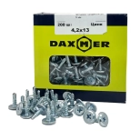 Саморез с прессшайбой DAXMER 4,2х13 со сверлом, цинк (200 шт)