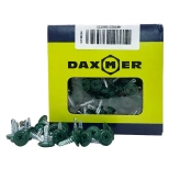 Саморез с прессшайбой DAXMER 4,2х13 со сверлом, RAL 6005 (200 шт)