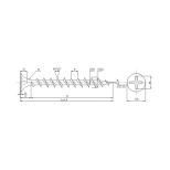 Саморез по дереву 3,5х16 (100 шт) BM001005