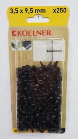 Саморез KOELNER 3,5x9,5 со сверлом (250 шт)