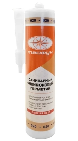 Герметик силиконовый Тайфун №020 (бежевый) 280 мл