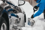 Лопата для уборки снега автомобильная 105х255 мм Fiskars 1000740
