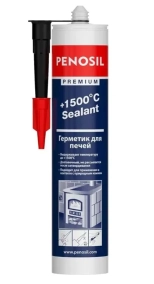 Герметик Penosil Premium для печей и каминов +1500°C (черный) 280 мл