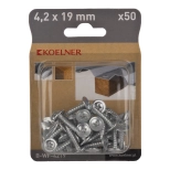 Саморез с прессшайбой KOELNER 4,2x19 острый (50 шт)