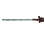 Саморез кровельный 4,8х70 мм DAXMER RAL 3005 (винно-красный), 100 шт