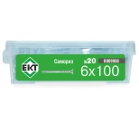 Саморез дистанционный ЕКТ 6х100 (20 шт) B009908