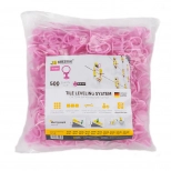 Зажим SLIM 1 мм 3D Krestiki СВП (розовый) 500 шт