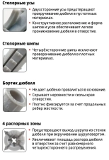 Дюбель распорный 6х35 Чапай (200 шт)