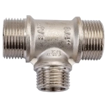 Тройник Valtec 3/4"х1/2"х3/4" НР-НР-НР