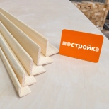 Уголок деревянный наружный 80х80х3000 мм (сорт А)