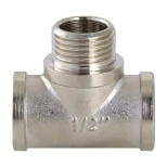 Тройник Valtec с переходом на нар. р. 1/2" ВР-ВН-ВР