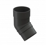 Колено 45º Docke PREMIUM RAL 7024 (графит)