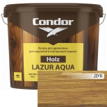 Лазурь для древесины Condor Holz Lazur Aqua (дуб) 2,5 л