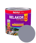 Грунт-эмаль Belakor 15 по ржавчине 3 в 1 быстросохнущая MAV (светло-серый) 2,4 л