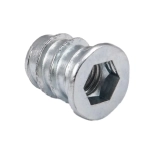 Гайка Rampa М6x10x13 с шестигран. углублением с буртиком AKS (61503) 10 шт