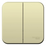 Выключатель двухклавишный Systeme Electric Blanca BLNVA105017