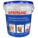 Армирующая фибра для сухих строительных смесей Крепыш, 1 кг