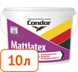 Краска Condor Mattlatex моющаяся латексная, 10 л