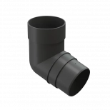 Колено 72º Docke PREMIUM RAL 7024 (графит)