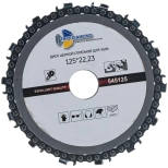 Диск цепной отрезной по дереву 125x22 мм Trio-diamond (545125)