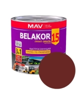 Грунт-эмаль Belakor 15 по ржавчине 3 в 1 быстросохнущая MAV (красно-корич.) 2,4 л