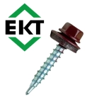 Саморез кровельный ЕКТ 4,8х29, RAL 3005 (50 шт), B004502