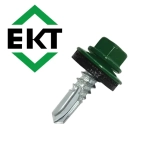 Саморез кровельный ЕКТ 5,5х19, RAL 6005 (50 шт), B009340