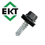 Саморез кровельный ЕКТ 5,5х19, RAL 7024 (50 шт), B009418