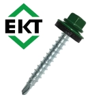 Саморез кровельный ЕКТ 4,8х35, RAL 6005 (50 шт), B009712