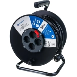 Удлинитель на катушке 50 м, 4 розетки с/з Electraline (49035)