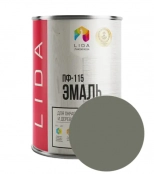 Эмаль ПФ-115 LIDA (серая) 1 л